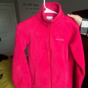 Columbia Bright Pink Fleece Jacket